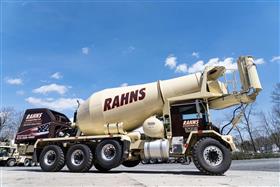 Rahns Concrete: A brand new Rahns Concrete Oshkosh mixer.
