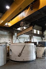 Rahns Concrete: A precast structure being moved out of the plant.
